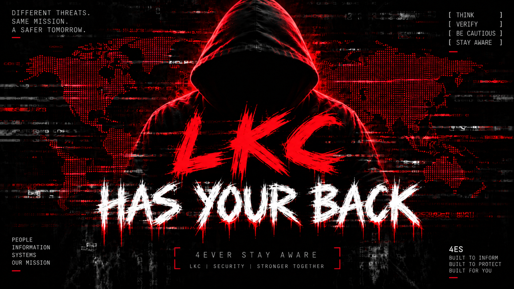 WEHATESKIDS — cybersecurity awareness. Created by LKC.